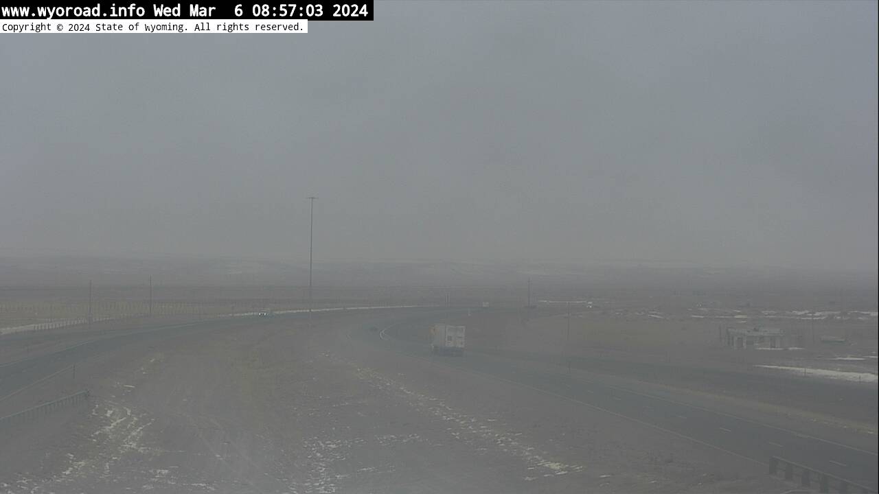 Webcam Wamsutter, Wyoming: Wamsutter Interchange - Traffic and Weather