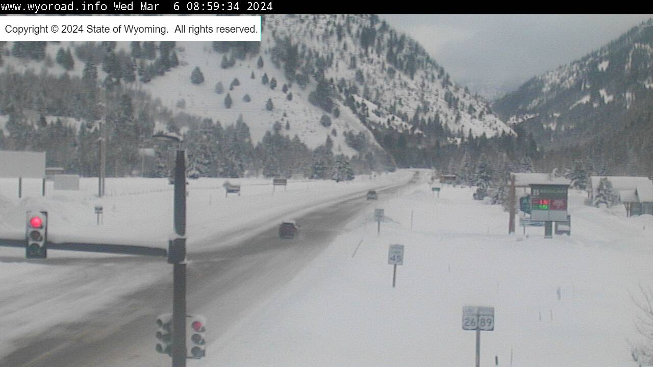 Webcam Alpine Junction, Wyoming: Traffic and Weather Alpine Junction