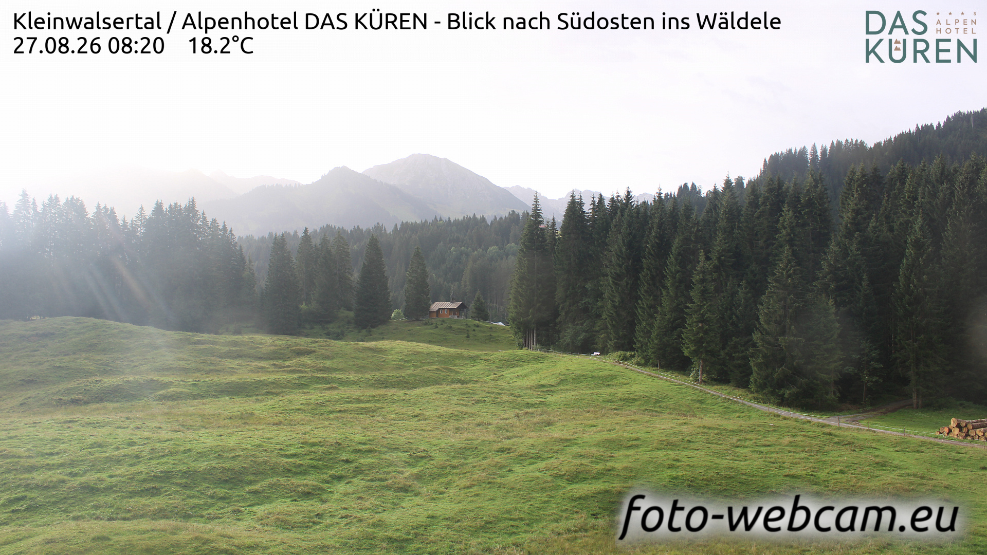 Webcam Hirschegg: HD Panorama Kleinwalsertal