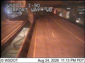 Seattle: I-90 at MP 2.3: Airport Way, WB