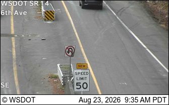 Camas: SR 14 at MP 12.4: 6th Ave