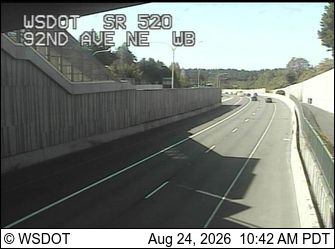 Clyde Hill: SR 520 at MP 5.1: 92nd Ave NE, WB