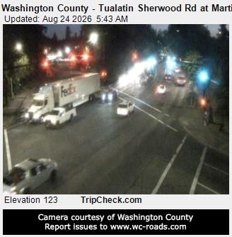 Tualatin: Washington County - Sherwood Rd at Martinazzi Ave