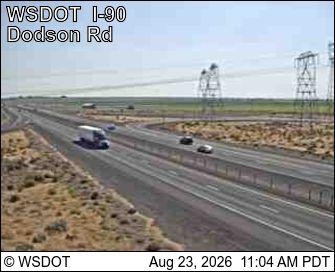 Moses Lake › East: I-90 at MP 164.5 (Looking East)