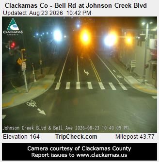 Rivergrove: Clackamas Co - Bell Rd at Johnson Creek Blvd