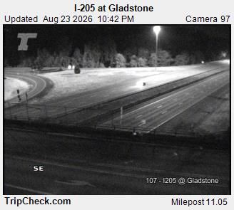Oregon City: I-205 at Gladstone