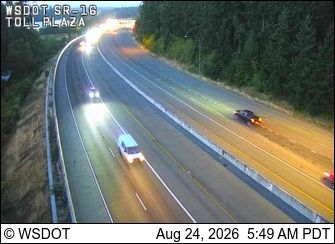 Fife: SR 16 at MP 9.3: Toll Plaza