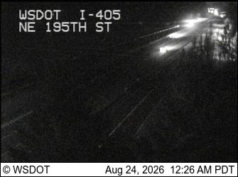Bothell: I-405 at MP 24.5: NE 195th St