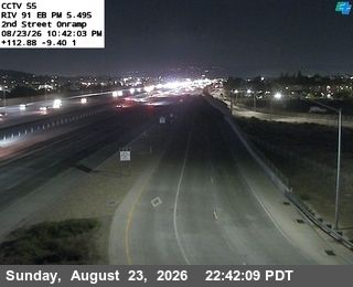 Corona › North: SR-91 : (55) 2nd Street Onramp