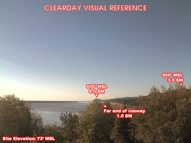 Webcam Grayling, Alaska: Grayling Airfield, View in Southern Direction