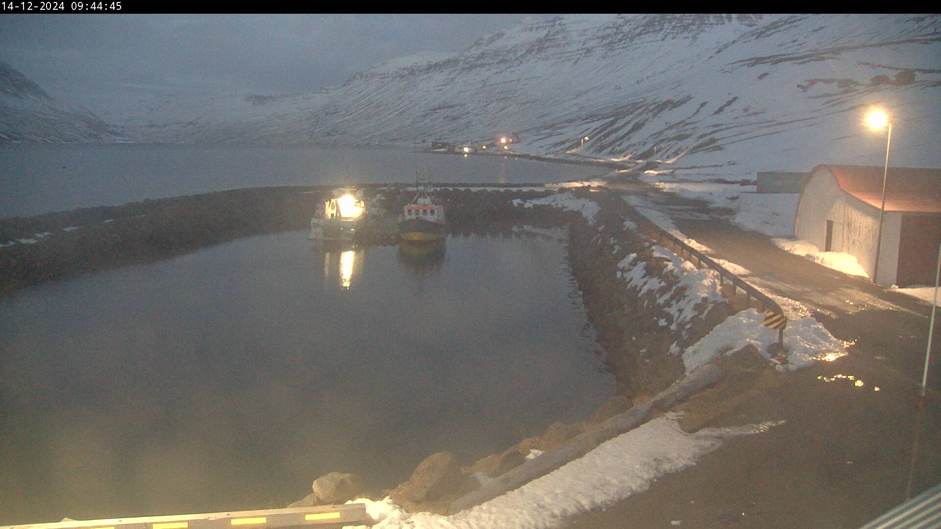 Webcam Mjóifjörður: Port View