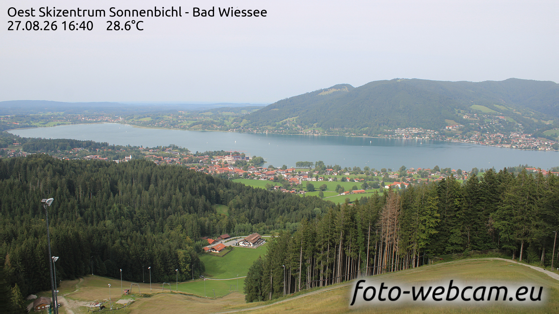 Webcam Bad Wiessee: HD Panorama Sonnenbichl