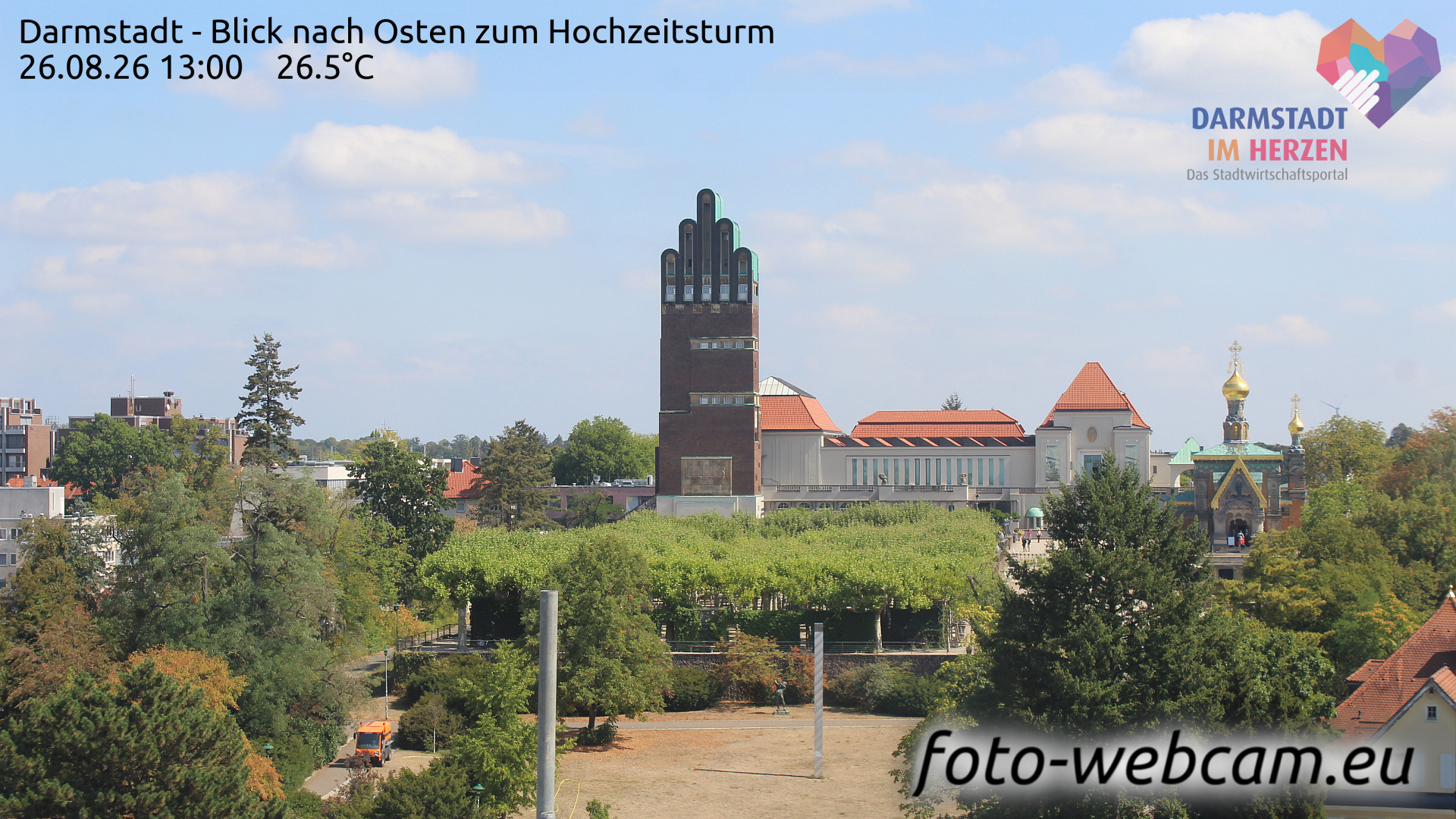 Webcam Darmstadt: HD Panorama Darmstadt Ost