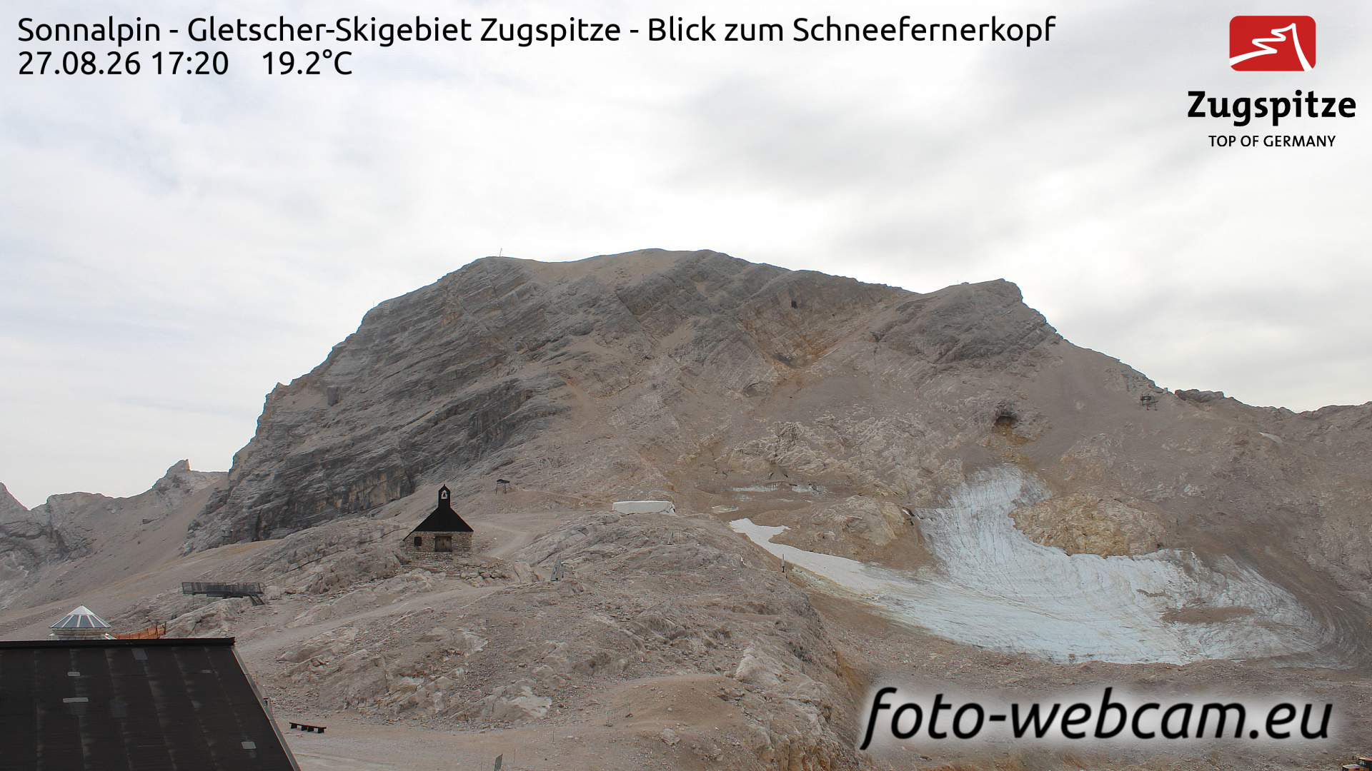 Webcam Zugspitze: HD Panorama Sonnalpin