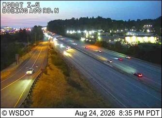Seattle: I-5 at MP 158: Boeing Access Rd North
