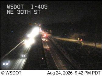 Renton: I-405 at MP 6.5: NE 30th St