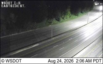 Olympia: I-5 at MP 105.6: Eastside St