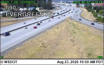 Spokane Valley: I-90 at MP 291: Evergreen