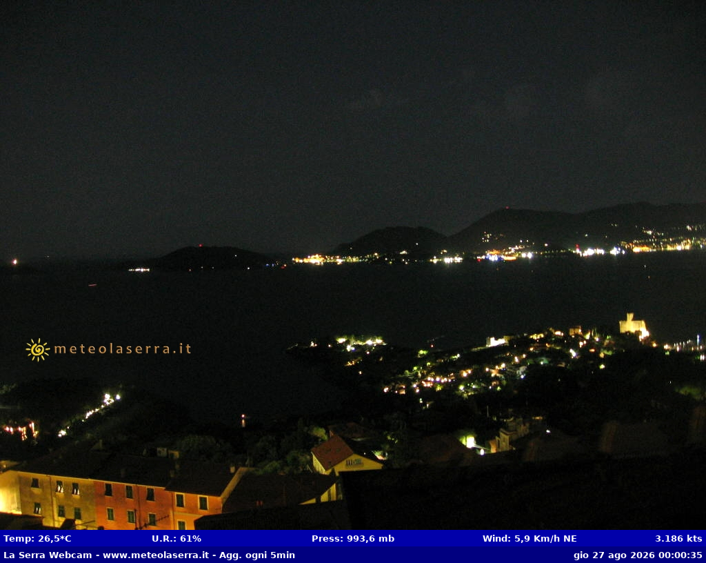 Webcam Serra: Golfo dei Poeti