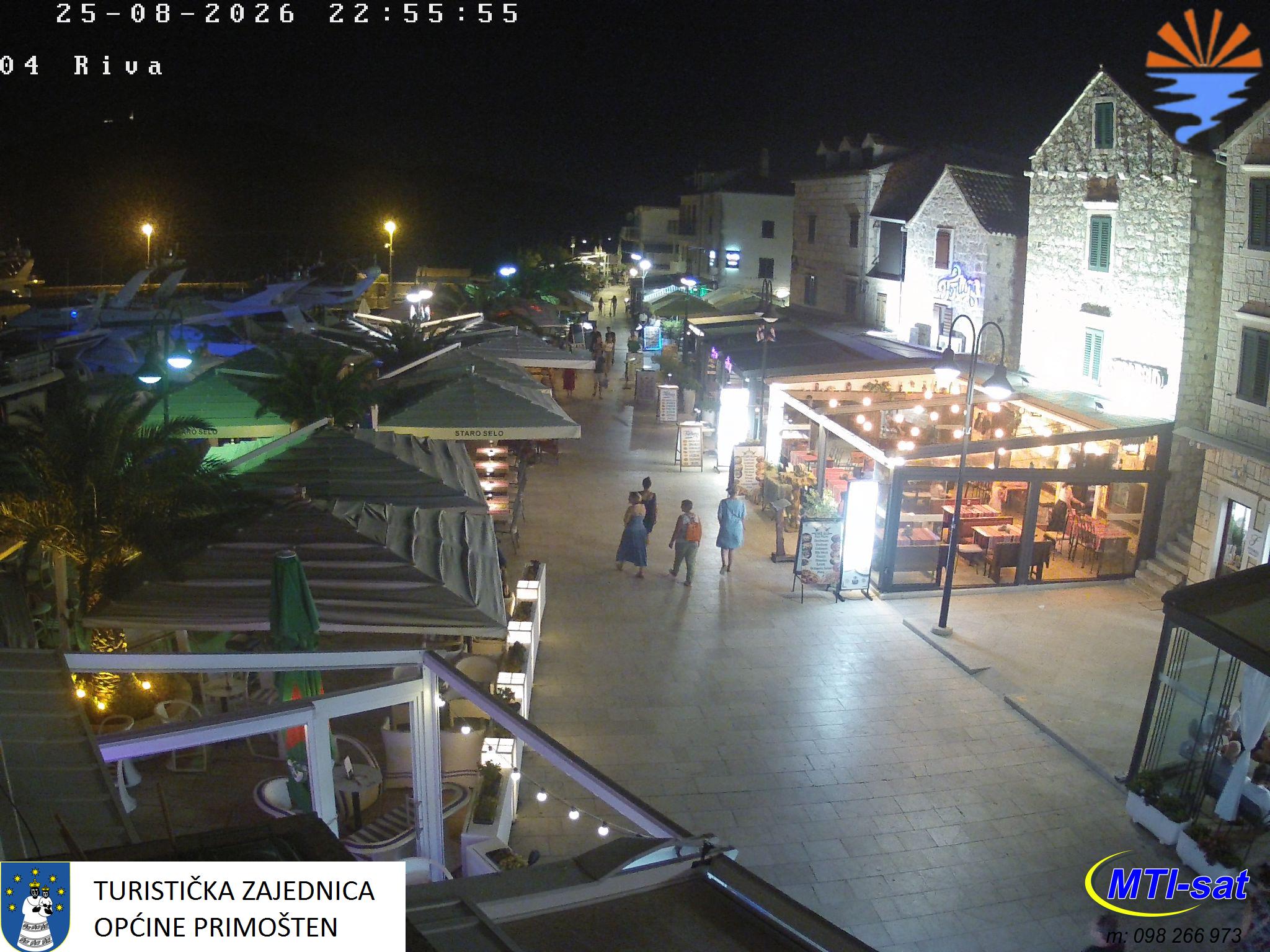 Webcam Primošten: Primošten Riva