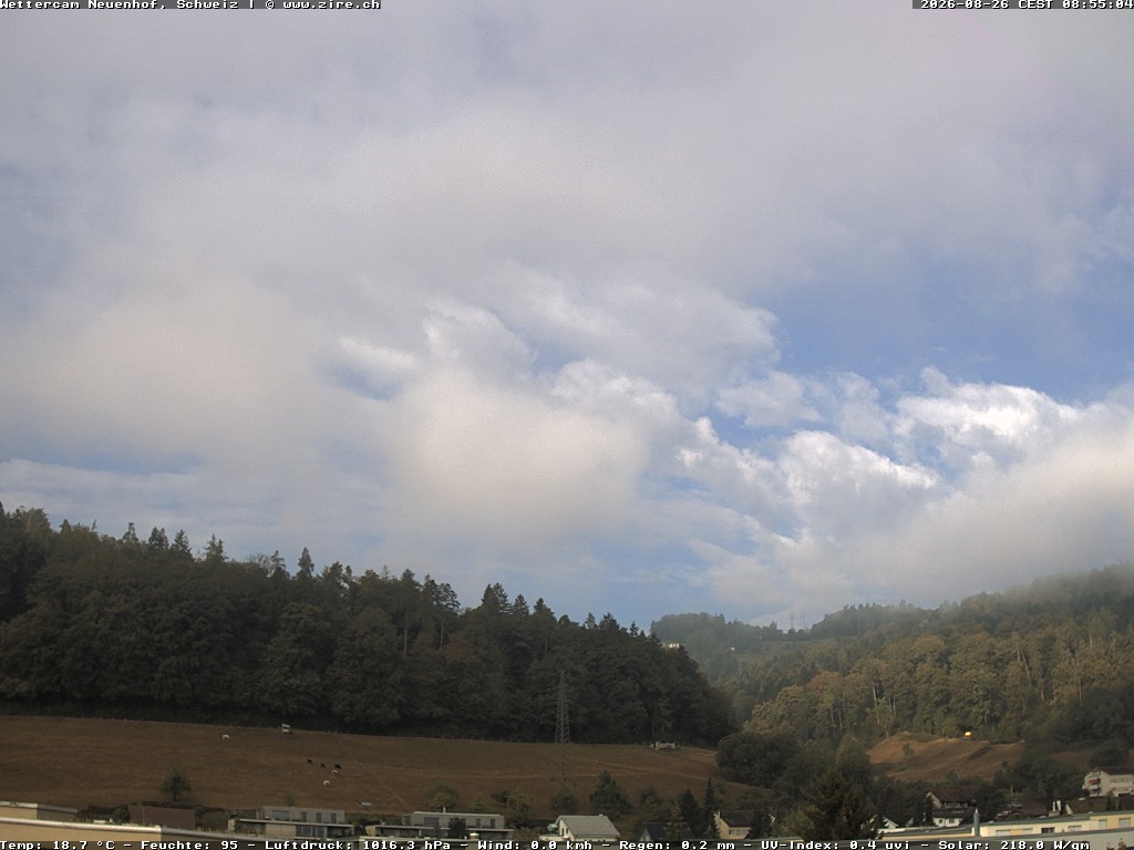 Webcam Neuenhof im Aargau: Weathercam