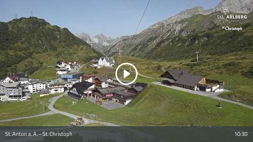Webcam Sankt Christoph am Arlberg: Town View