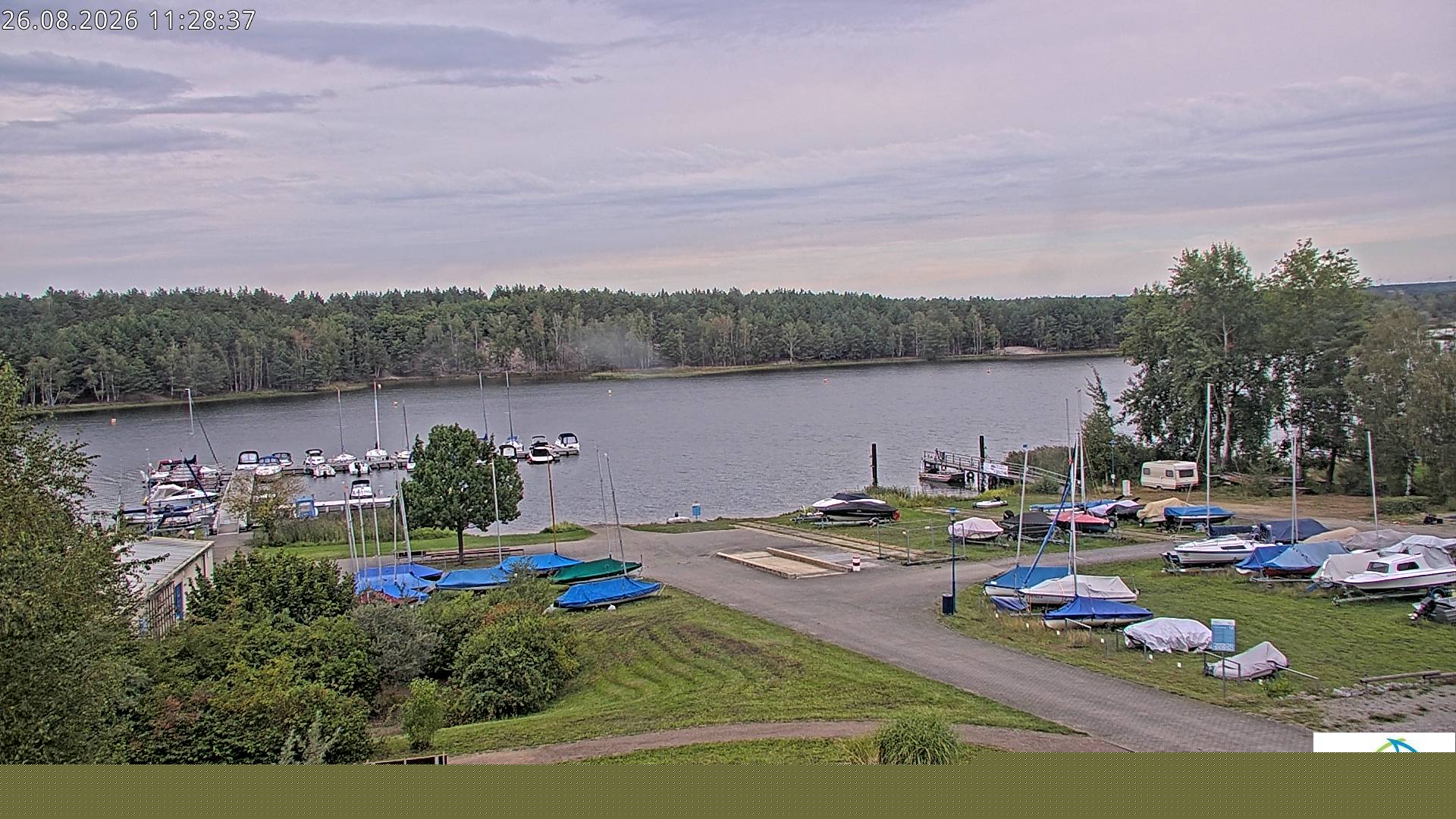 Webcam Großkoschen: Hafencamp Senftenberger See