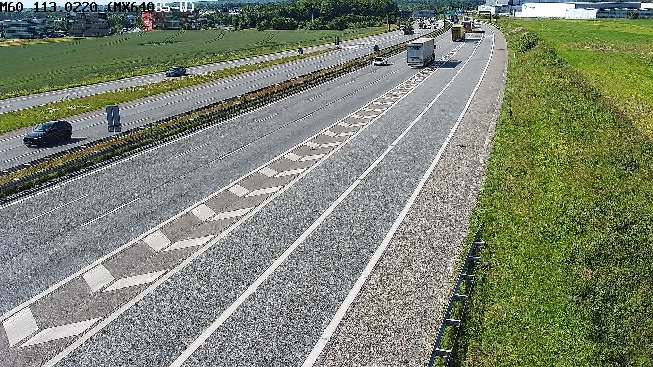 Kirkeby › South: E45 Vejle N, mod S