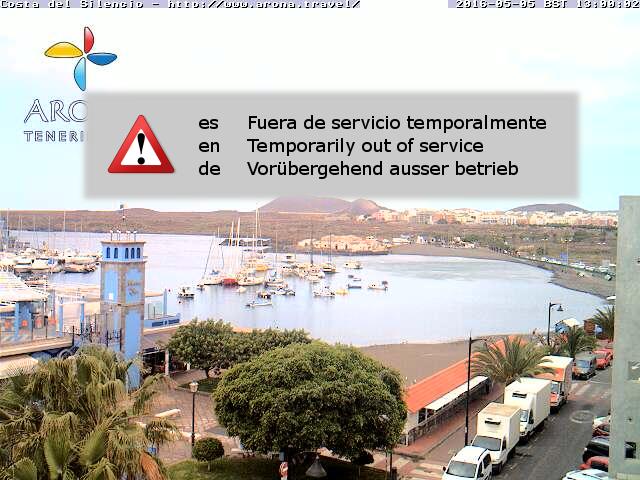 Webcam Las Galletas (Tenerife): Port and Beach