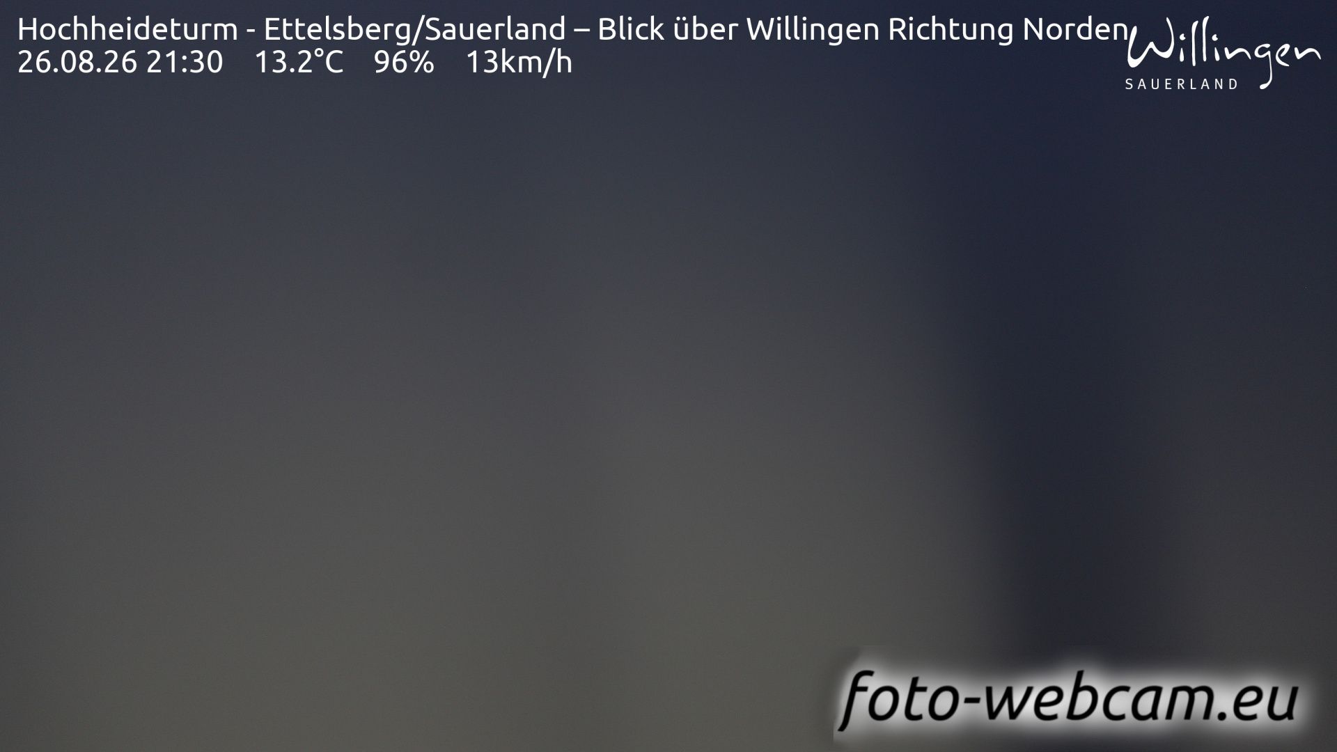 Stryck: Hochheideturm - Ettelsberg/Sauerland - Blick über Willingen Richtung Norden