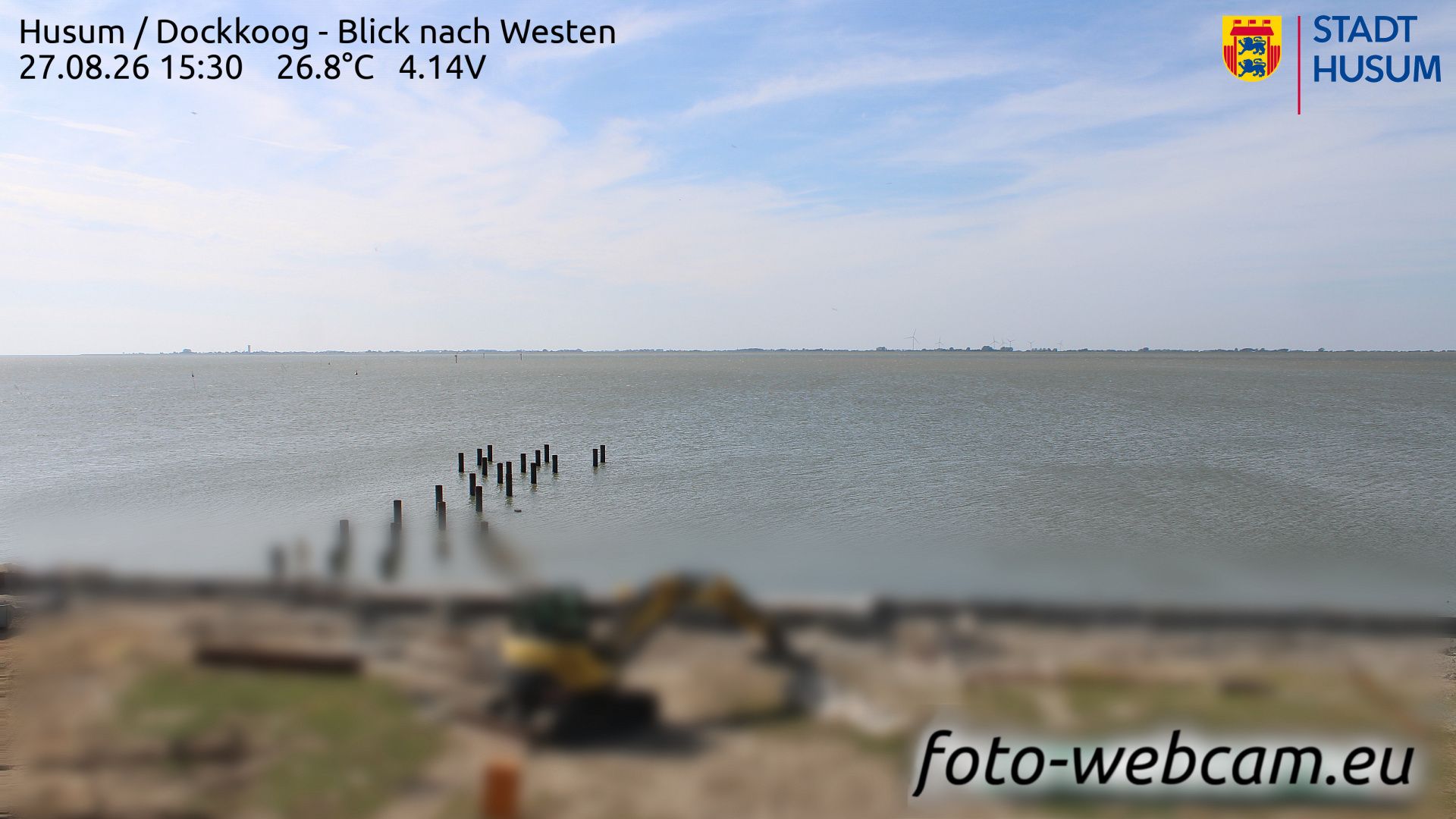 Husum: Dockkoog - Blick nach Westen