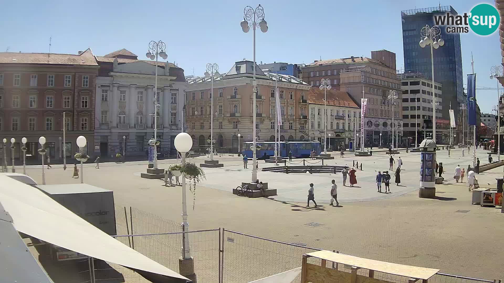 Webcam Zagreb: Bana Jelačić Square
