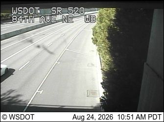 Clyde Hill: SR 520 at MP 4.5: 84th Ave NE, WB