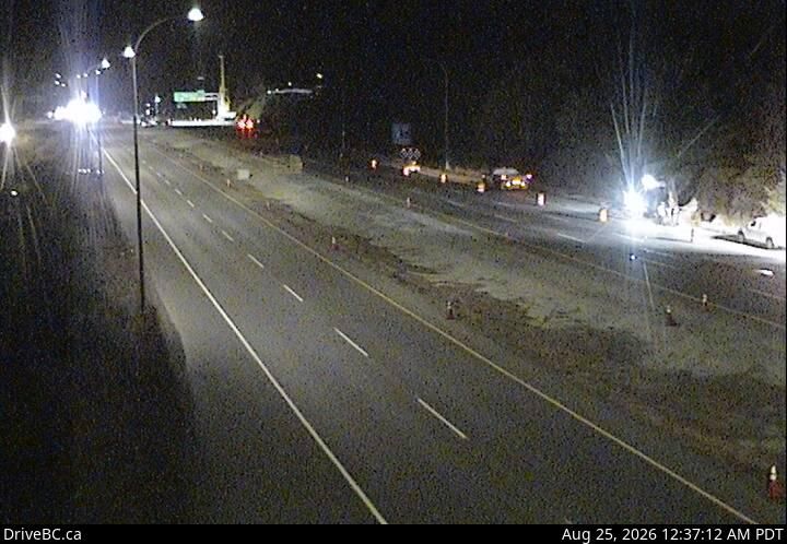 View Royal › East: Hwy 1, southbound, near the - Colwood exit, looking east
