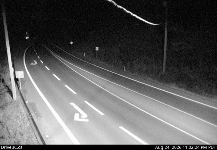 Metchosin › West: Hwy 14 at Kangaroo Rd, looking west