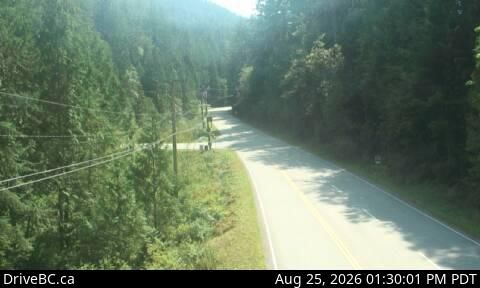 Egmont › South: Hwy 101 at - Rd, south of Earls Cove on the Sunshine Coast, looking South