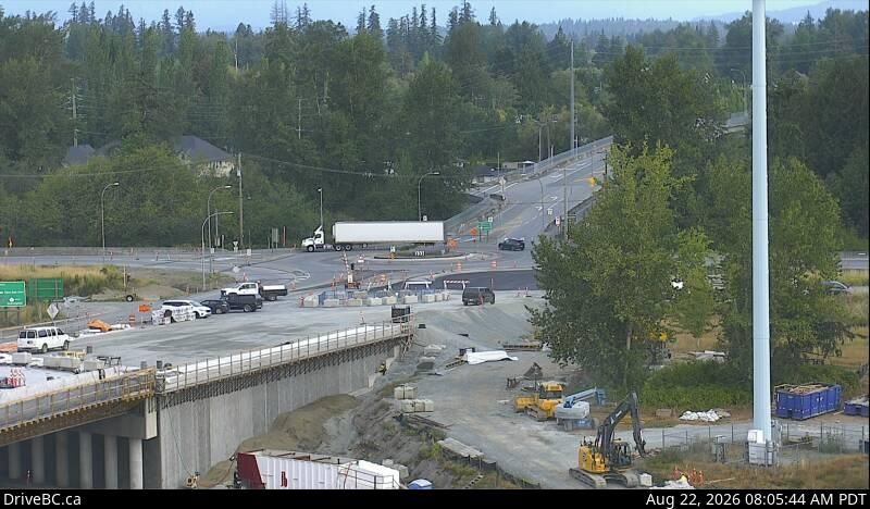 Township of Langley › North: Hwy 1 westbound on-ramp from 232nd St, looking north