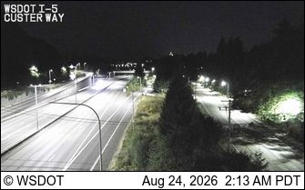 Olympia: I-5 at MP 104: Custer Way