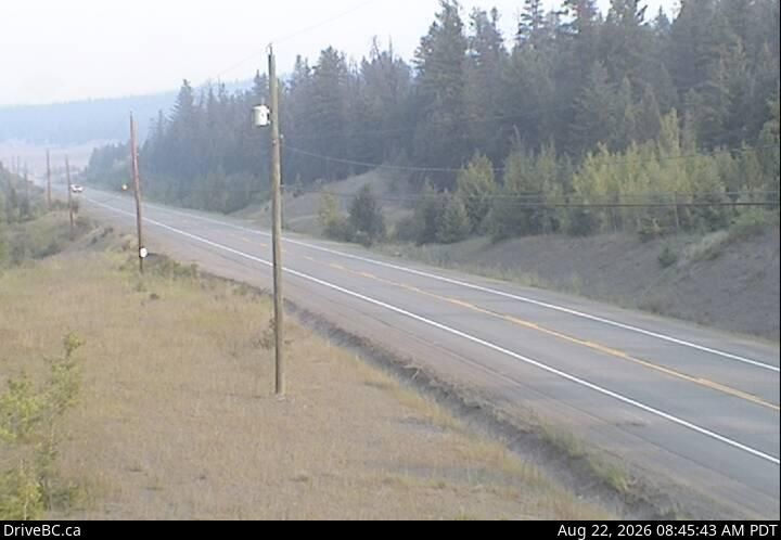 Wright › North: Hwy 97, 37 km south of Williams Lake, looking north