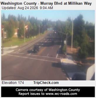 Beaverton: Washington County - Murray Blvd at Millikan Way