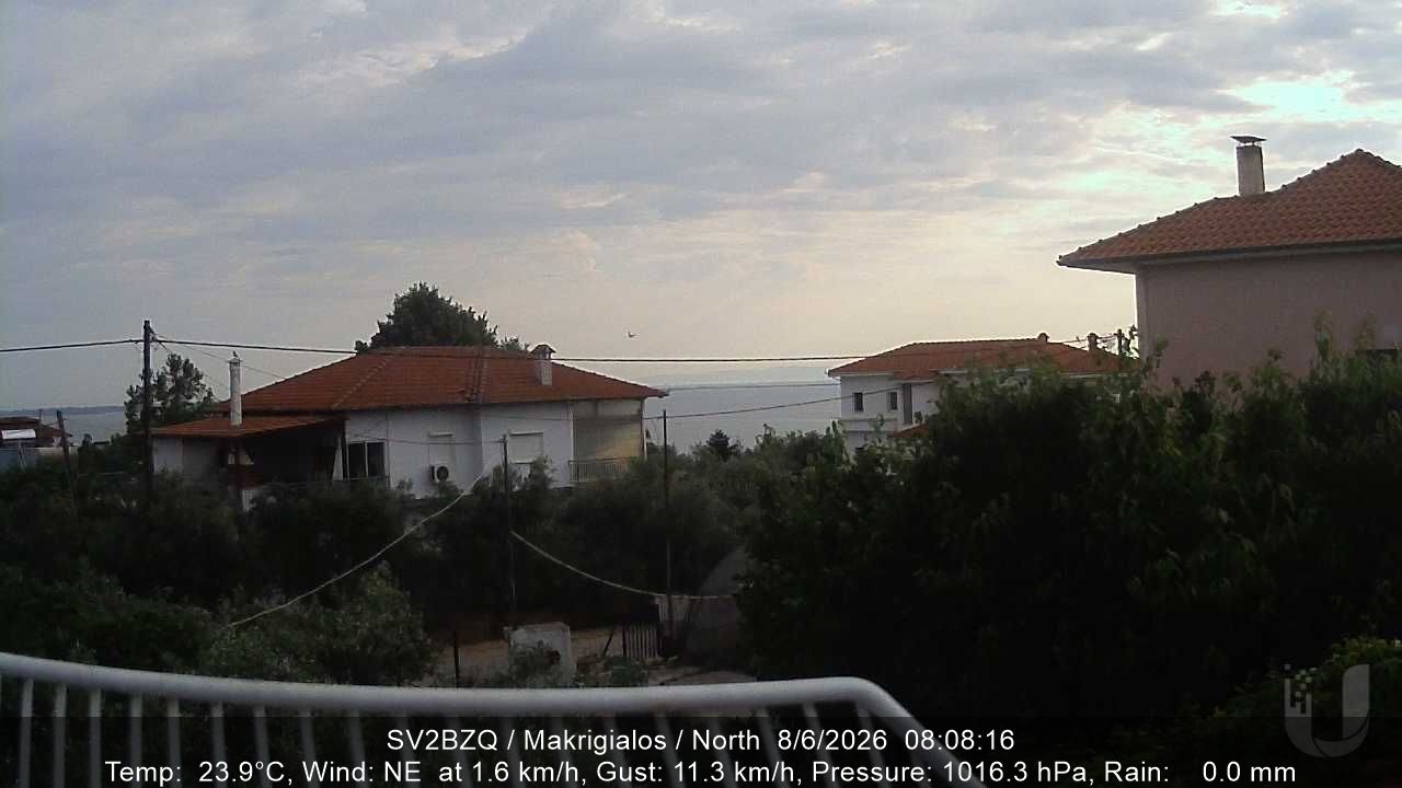Makrigialos: LIVE WEBCAM FROM SV2BZQ - PIERIAS