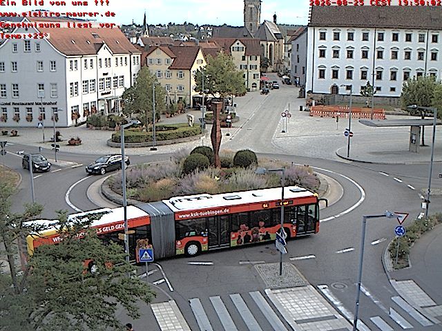 Rottenburg am Neckar: Webcam auf dem Eugen-Bolz-Platz