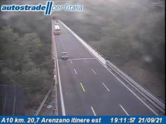 Webcam Arenzano: Traffic A10 - KM 20,7 - Arenzano itinere est