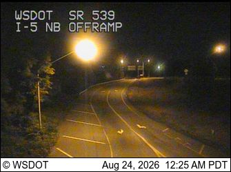 Bellingham: SR 539 at MP 0: I-5 NB Ramps