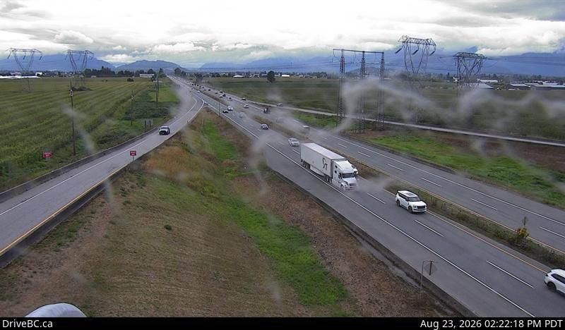 Rosedale › West: Hwy 1 at Annis Rd, looking west