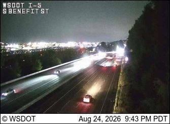 Seattle: I-5 at MP 158.8: S Benefit St