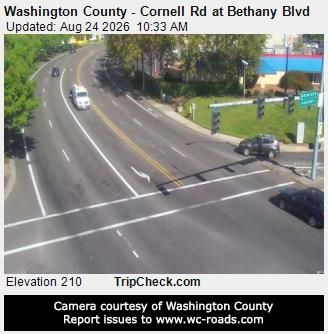 Durham: Washington County - Cornell Rd at Bethany Blvd