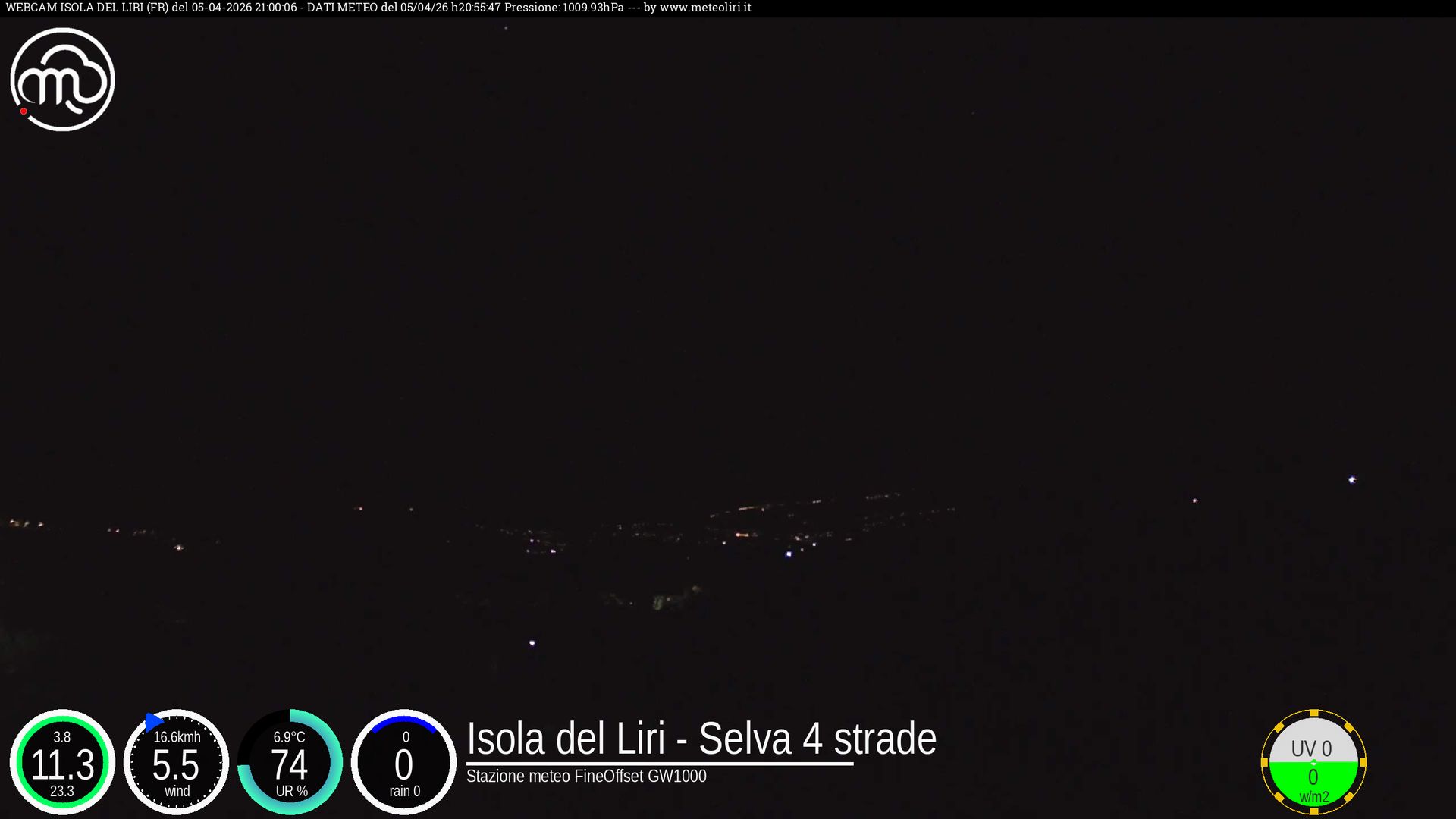 Castelliri: Isola del Liri - località Selva 4 strade - Vista direzione SW