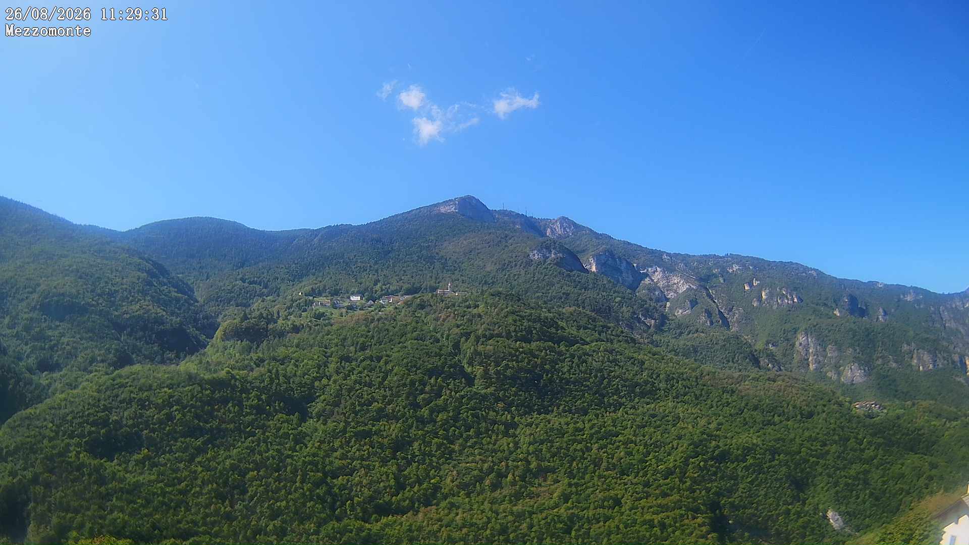 Webcam Mezzomonte: Meteo Mezzomonte