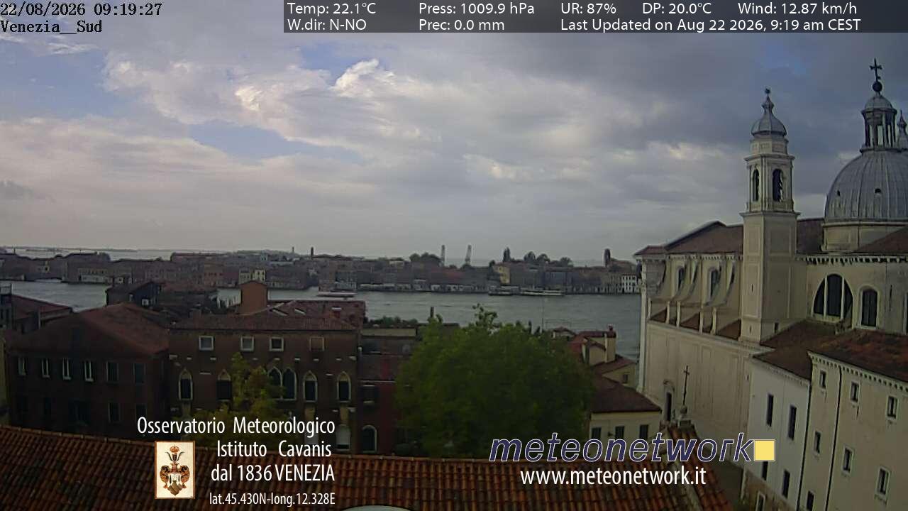 Webcam Venice: View in Southern Direction